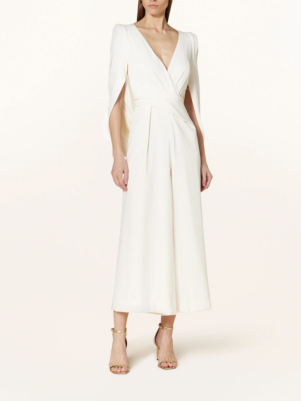Talbot Runhof silva3 V-Neck Jumpsuit Wide leg